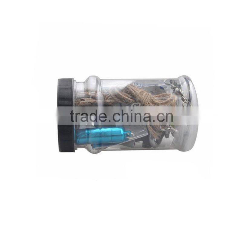 Wholesale outdoor hiking and fishing Paracord Bottle Survival Gear