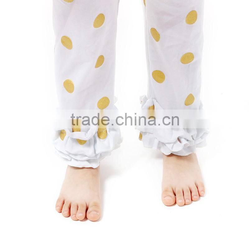 Hot Sale Baby Clothes 2016 Fall Girls Lovely Soft Cotton Ruffle Pink Baby Girls Outfit