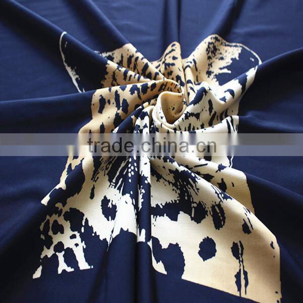 Tricot Microfiber High Stretch Printed Spandex Swimwear Fabric