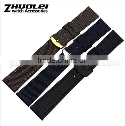 18|20|22|24mm high quality nylon Watch Band with stainless steel buckle
