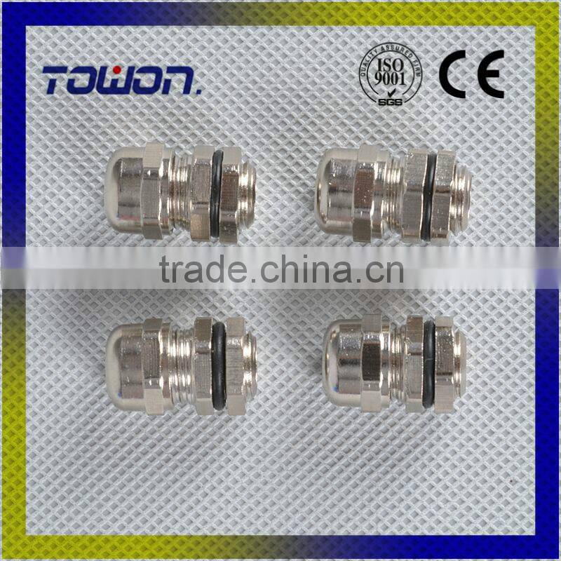 Brass cable gland High Quality IP68 PG19 10-14MM Metal Cable Waterproof Connector