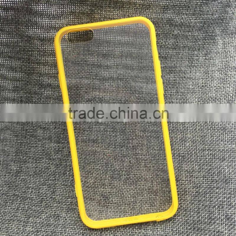 TPU BUMPER CLEAR HARD BACK MOBILE PHONE CASE FOR Iphone 6 6S Plus