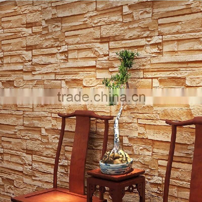 2016 new product brick 3d wallpaper for home decoration