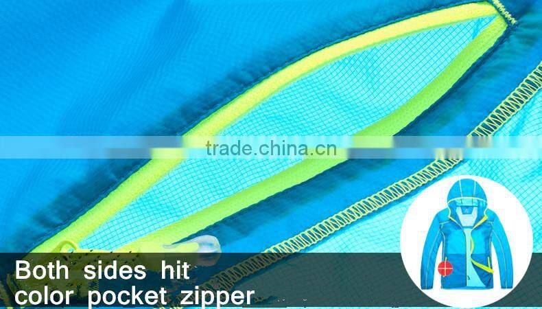 Children quick dry skin boy sunscreen jackets , Color Hood NB NB-D