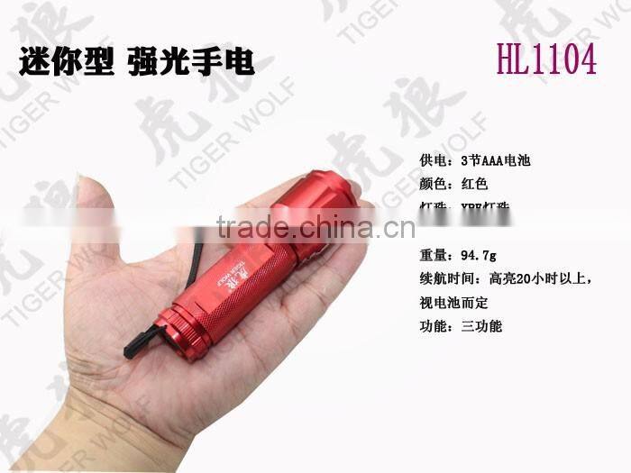 LED flashlight Aluminum new fashion torch light