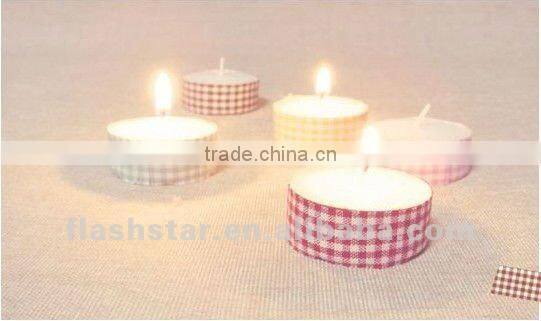 DIY creative self-adhesive decor colorful cotton tape