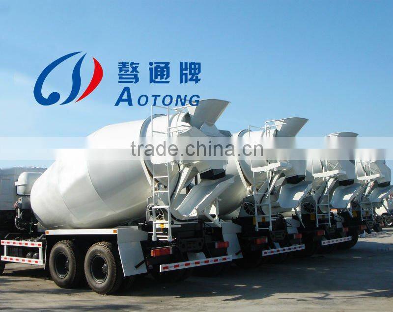 Cement mixer truck trailer