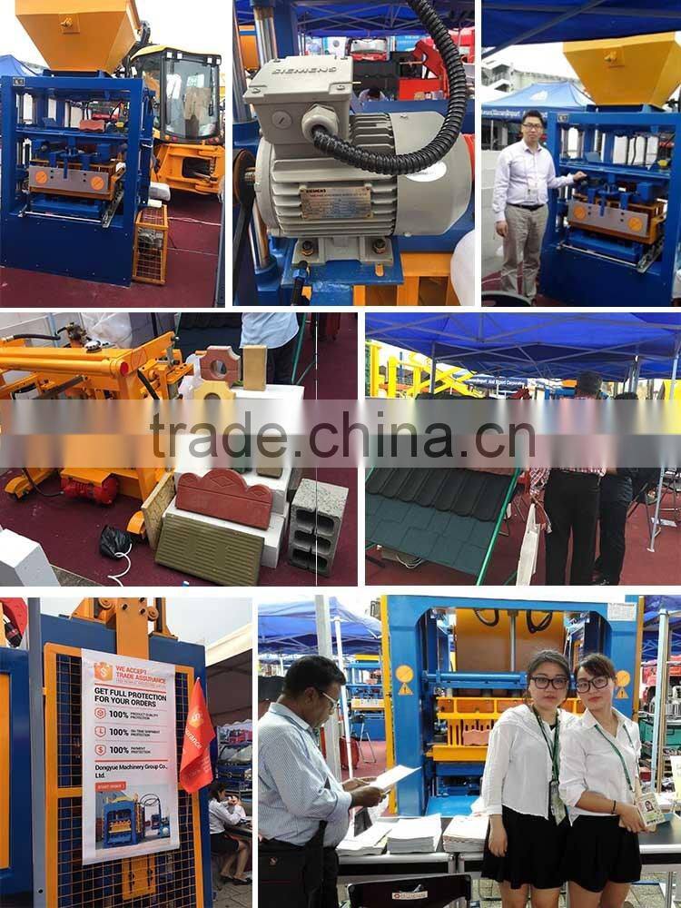 WANTE BRAND WT10-15 mobile concrete block machine price concrete block machine