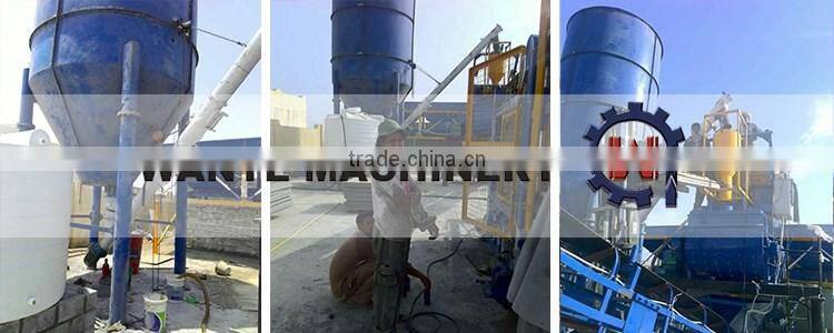 WANTE BRAND QT8-15 Fully auto block making machine line in Oman market