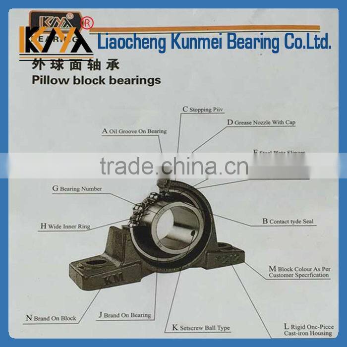 Necessary insert bearing of precision machinery UCP216