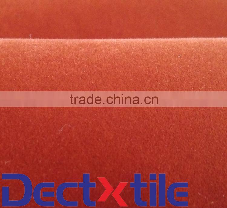 100%Polyester Plain Flocking Knitted Upholstery Fabric Car Sets