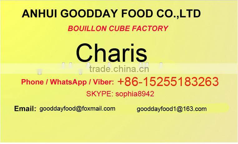10g*60*24 Halal Tomato flavour seasoning cube/Natural Tomato enhancer