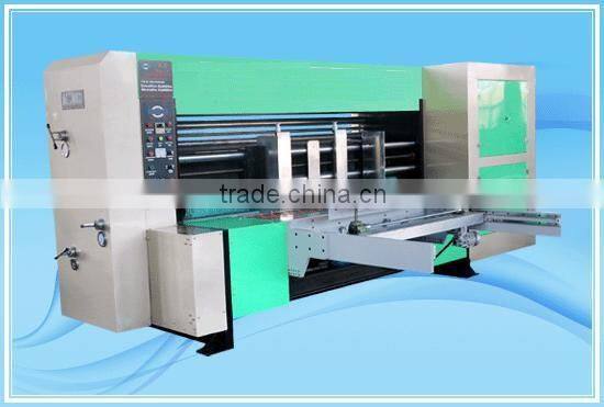 box making machinery lead edge feeder high speed rotary die cutter