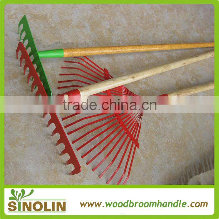 natural wooden rake handle