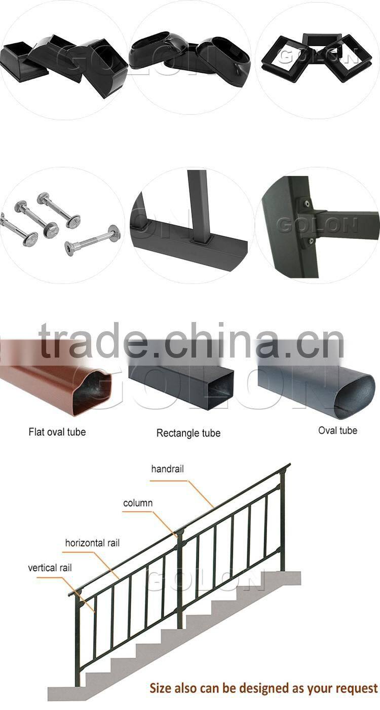 Wholesale decorative new design flooring railing metal stair baluster