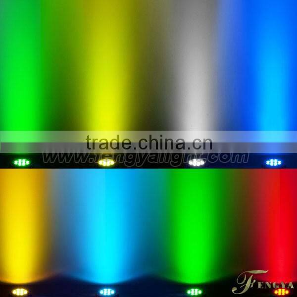 New design RGBWA 5in1 led infrared ray flat par64 stage light / weding decoration