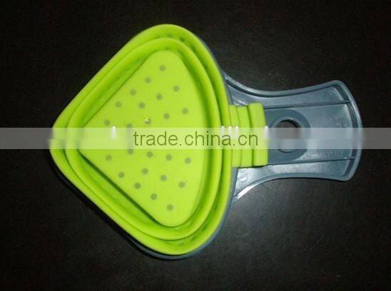 eco-friendly kitchen silicone pot strainer
