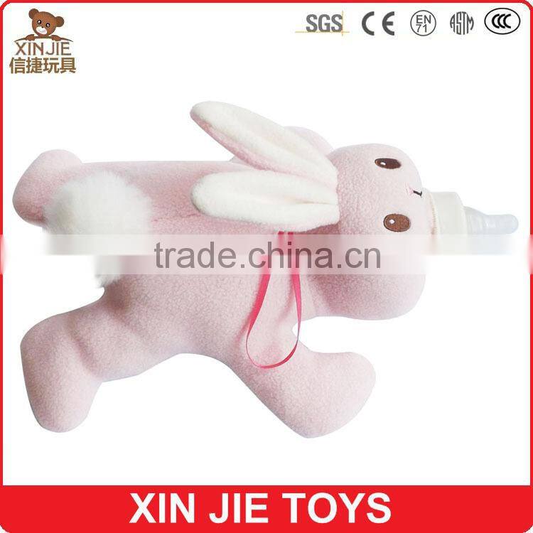 hot selling baby bottle sleeve custom plush elephant wine bottle sleeve baby pacifier toys