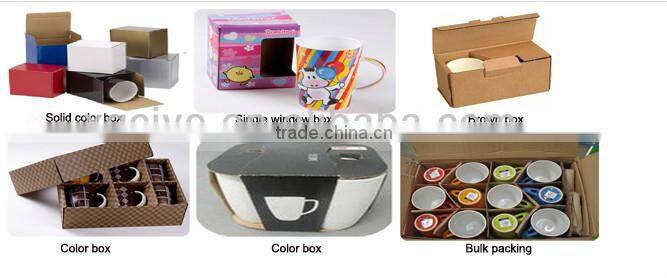 11oz ceramic mug with spoon in handle glazed mug with silk print