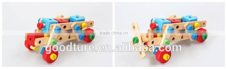 Multi Purpose Nut Combination 71 Pieces Intelligent DIY Wooden Toy