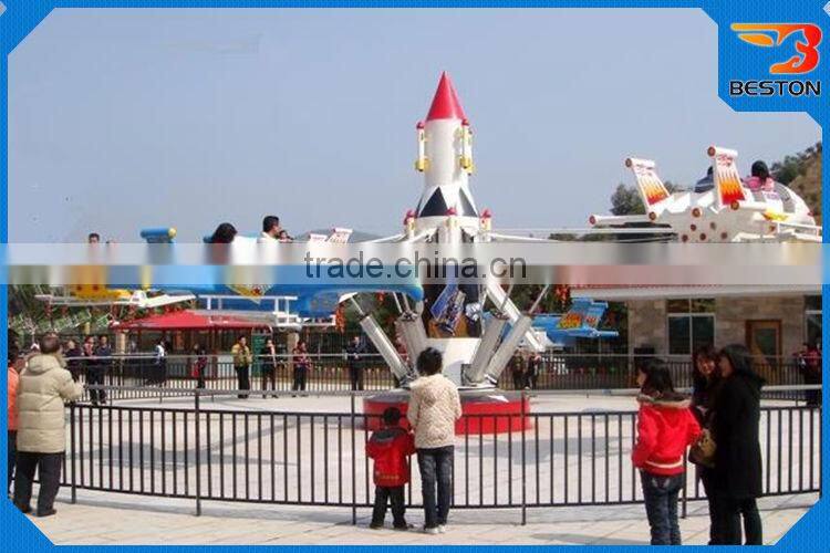 Kids Favorite Outdoor Carnival Rides Self Control Plane Rides For Sale