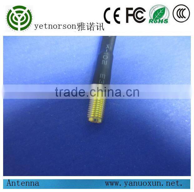 Y shape RF cable with 316 cable , a SMA female and two crc9 connectors