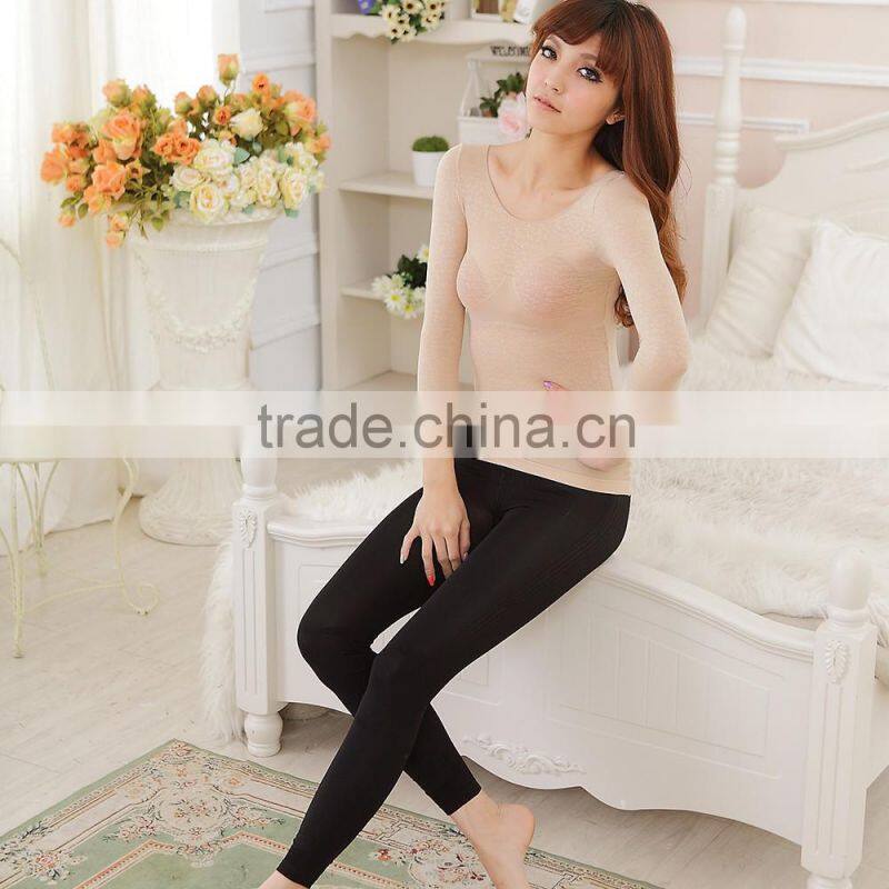 Women's Germanium Titanium Footless 3-stageHip&Leg Tight Slimming Leggins/Tights K02