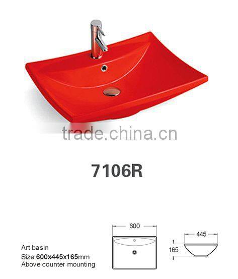 china manufacturer ceramic bathroom sink wash hand basin,export ware