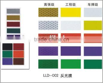 black and yellow waterproof PVC Reflective Stickers for Traffic Roads with Arrow designs