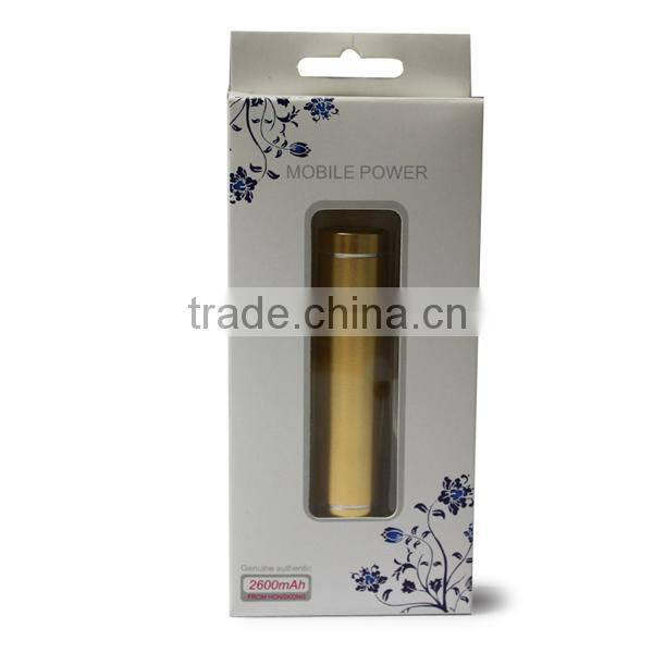 1800mAh real capacity 2015 portable mini power bank with nice quality