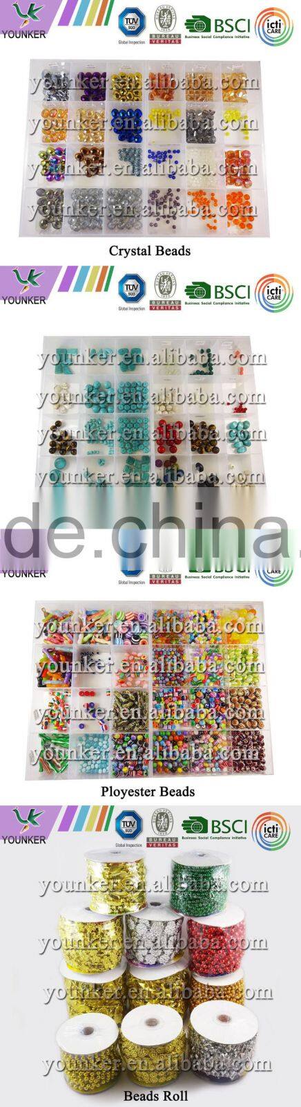 Wholesale Fashionable Plastic beads Pony Beads Glass Seed Beads Used for Jewelry Making And DIY Kits