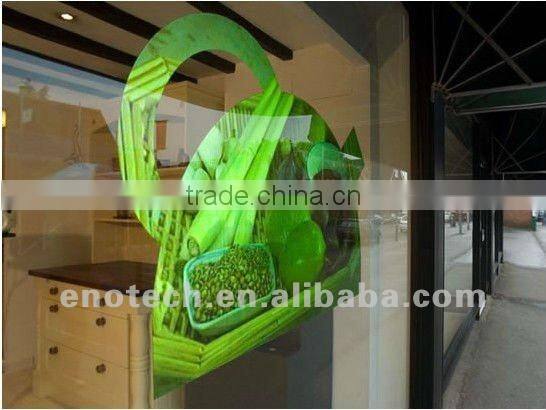 door to door marketing products transparent/ holographic rear projection screen film