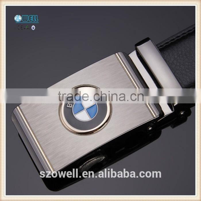 Genuine leather belt italian belt buckle