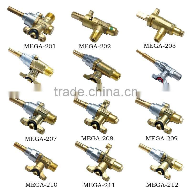 brass gas valve cock oven stove repair parts