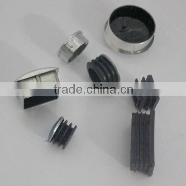 Plastic Pipe End Cap Fit for 25mm Round Pipe