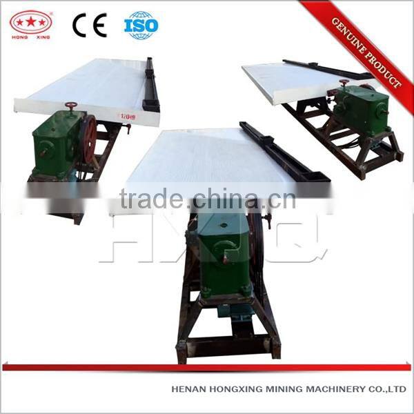 Gold concentration ore dressing equipment Manganese shaking table