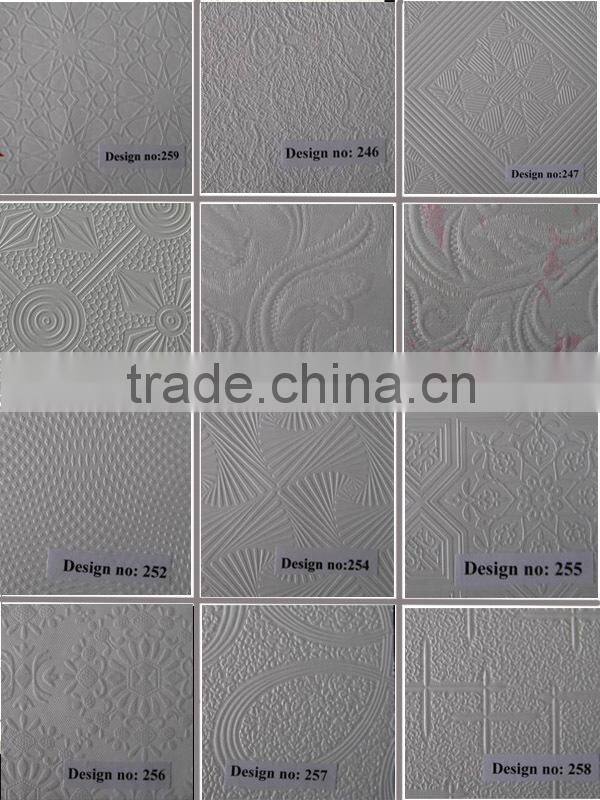 gypsum ceiling tile and thickness 7mm 7.5mm 8mm 9mm
