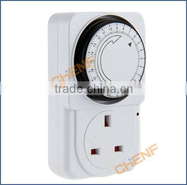 Hot Sell CF-TG-14 24 HOURS UK Standard Mechanical Timer Socket