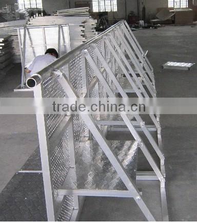 RP aluminum crowd control concert barricade with TUV cetificate