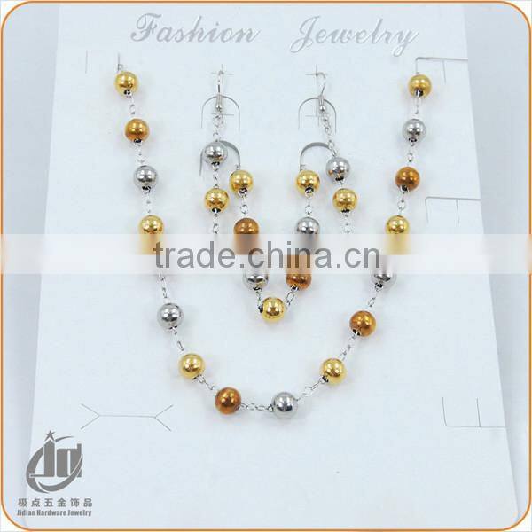 Fashion Costume Stainless Steel Jewelry Set 2015