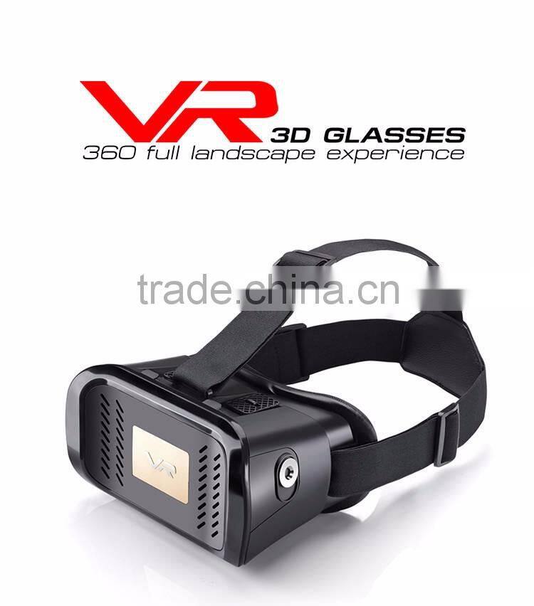 2016 new products vr box 3d plastic glasses With compact portable design