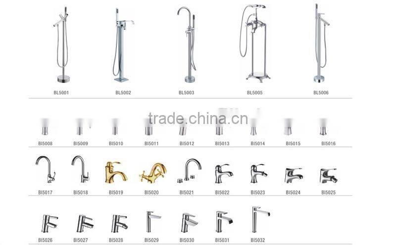 2014 new products Seasummer 100% Acrylic solid surface bathtub for hotel project with mix valve shower