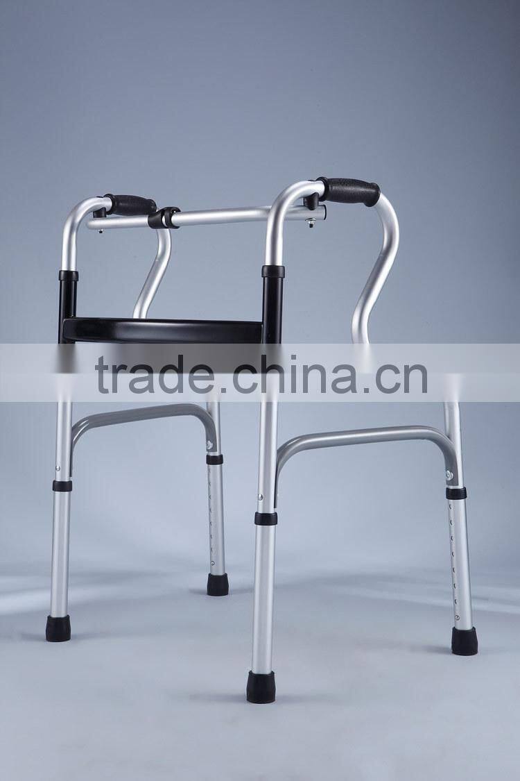 Aluminum foldable walker for disabled