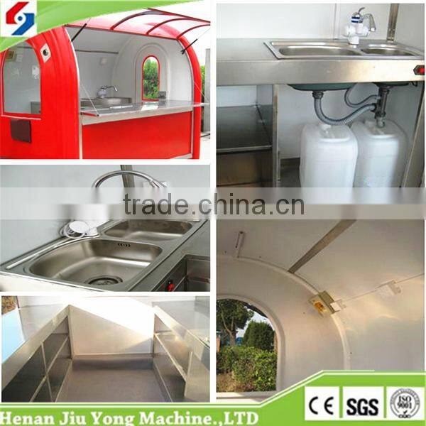 JY 3 wheels food cart/ hot dog cart