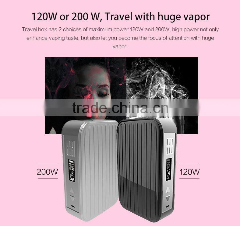 New Style travel box e cig box mod Unique Design original temperature control mod
