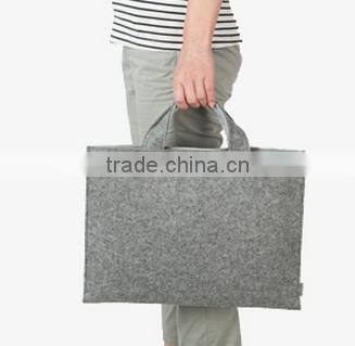 Wholesale promotional laptop bag felt laptop tote 19 years factory