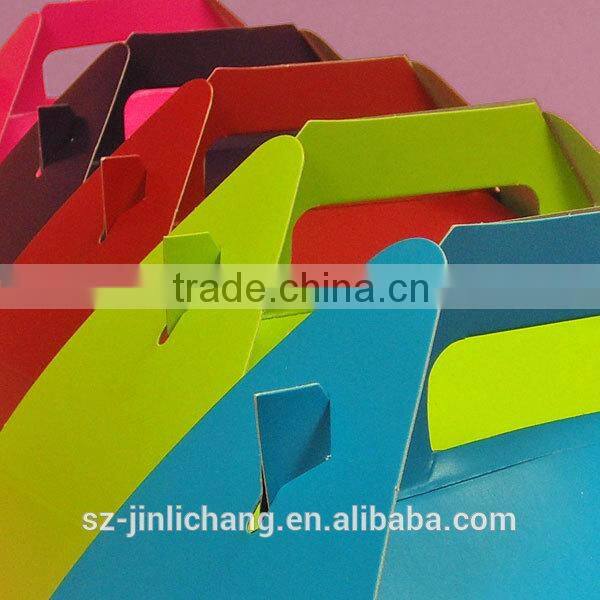 pretty small colorful printed paper packing box wholesale
