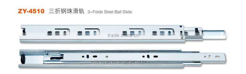 ZY:45mm (1.0*1.0*1.0mm) Ball Bearing Slide Rail