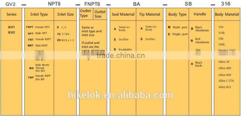 Titanium Forged Gauge Valve China Manufacturer Low Price Gauge Valve