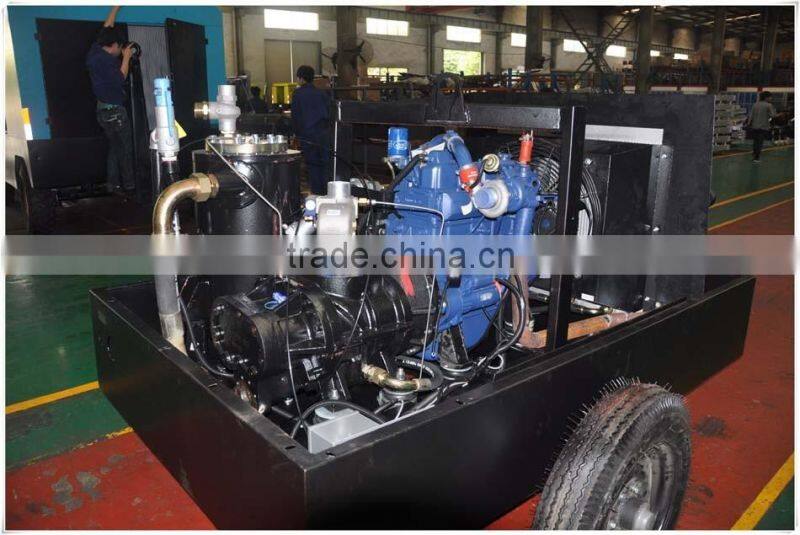 KAISHAN BRAND LGCY19.5/19 Diesel Engine Screw Air Compressor For Sand Blasting